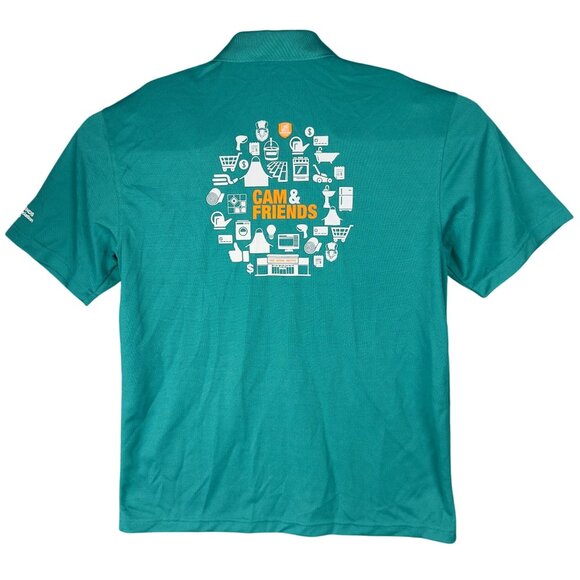 Cam & Friends Home Depot Teal Polo Shirt Adults L Employee Appreciation Month - Picture 2 of 12
